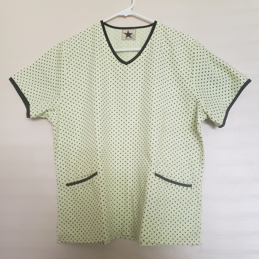Light Green Scrub Top